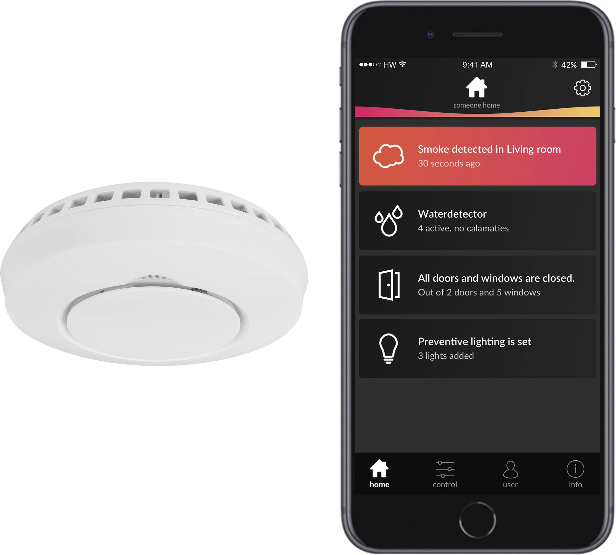 Smartwares SH8-90103 sans fil Détecteur de fumée