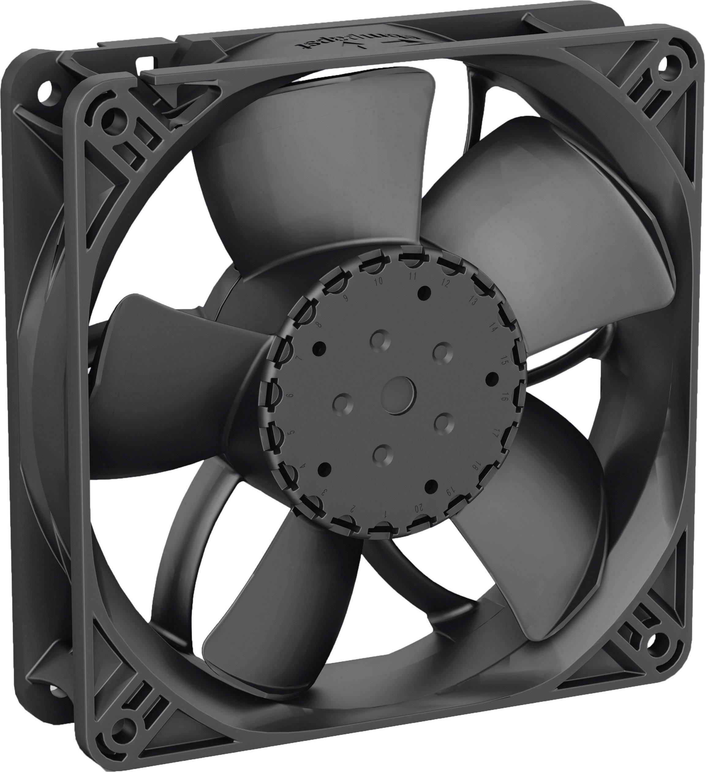 Ventilateur axial EBM Papst 4312NM-708 9293510708 12 V/DC 148 m³/h (L x l x H) 32 x 119 x 119 mm 1 pc(s)