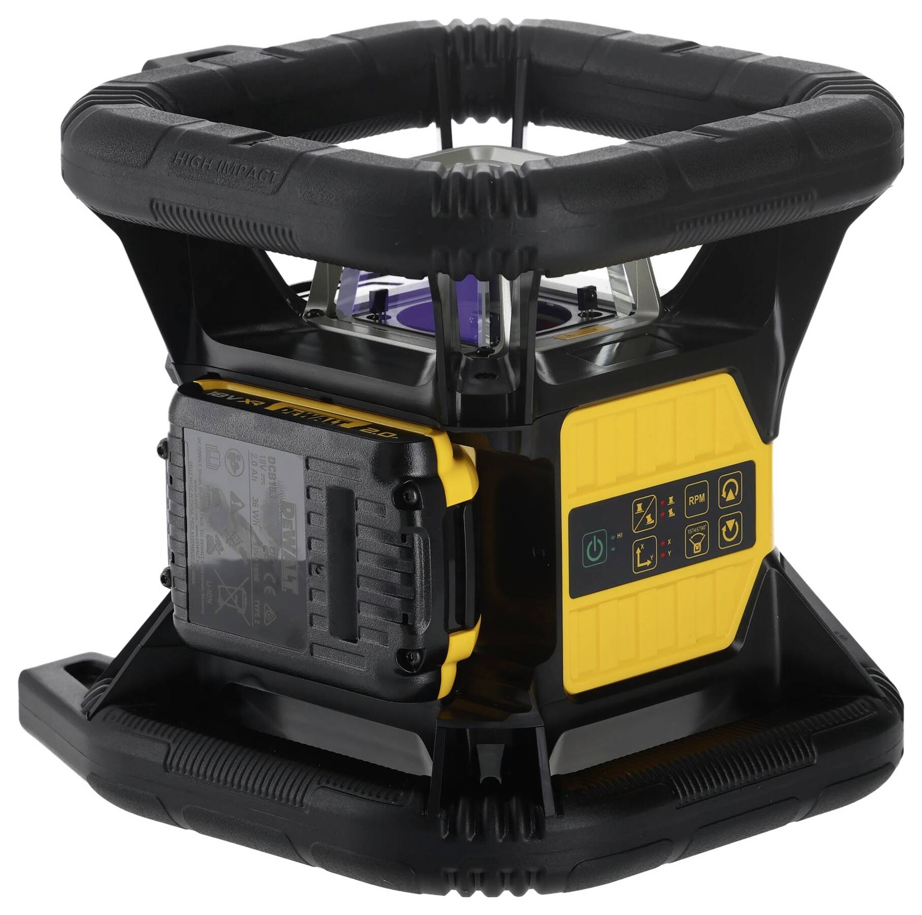 DEWALT DCE079D1G Laser rotatif avec récepteur laser Portée (max.): 600 m