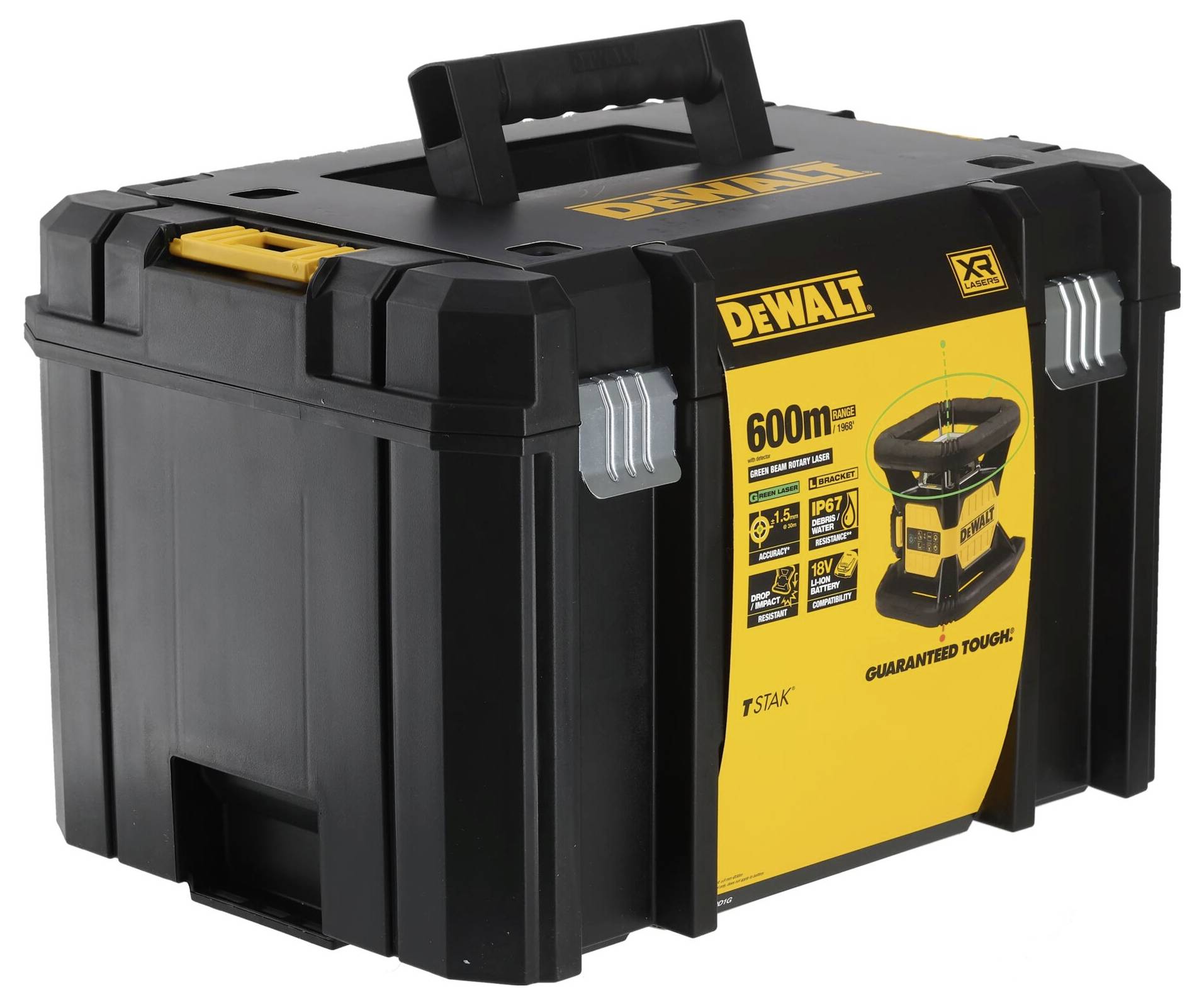 DEWALT DCE079D1G Laser rotatif avec récepteur laser Portée (max.): 600 m