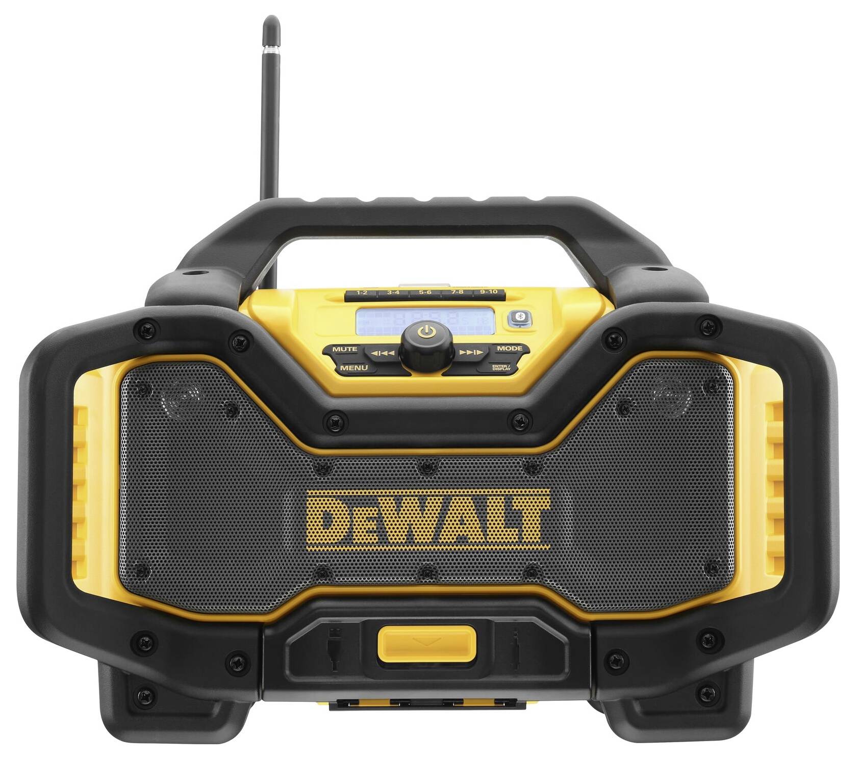 DEWALT DCR027 Radio de chantier noir, jaune