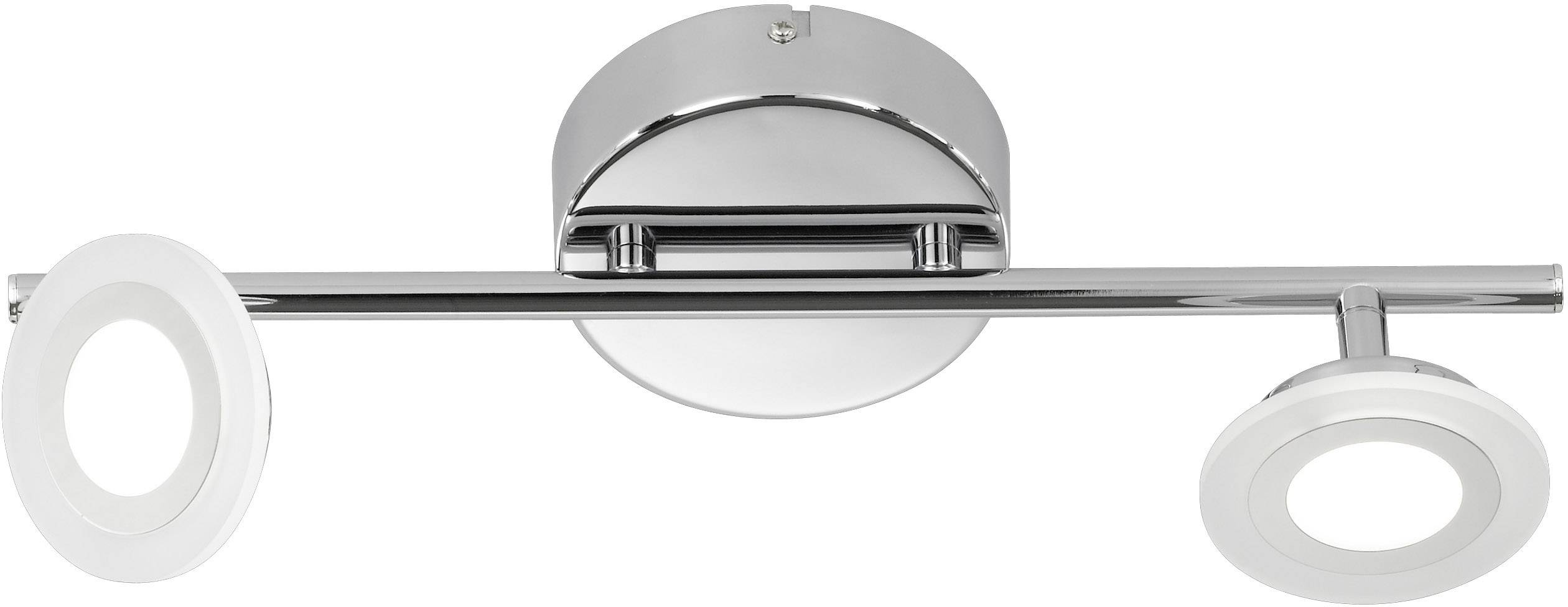 WOFI Gemma 7228.03.01.6000 Plafonnier à spot LED 10 W RVBB chrome, blanc
