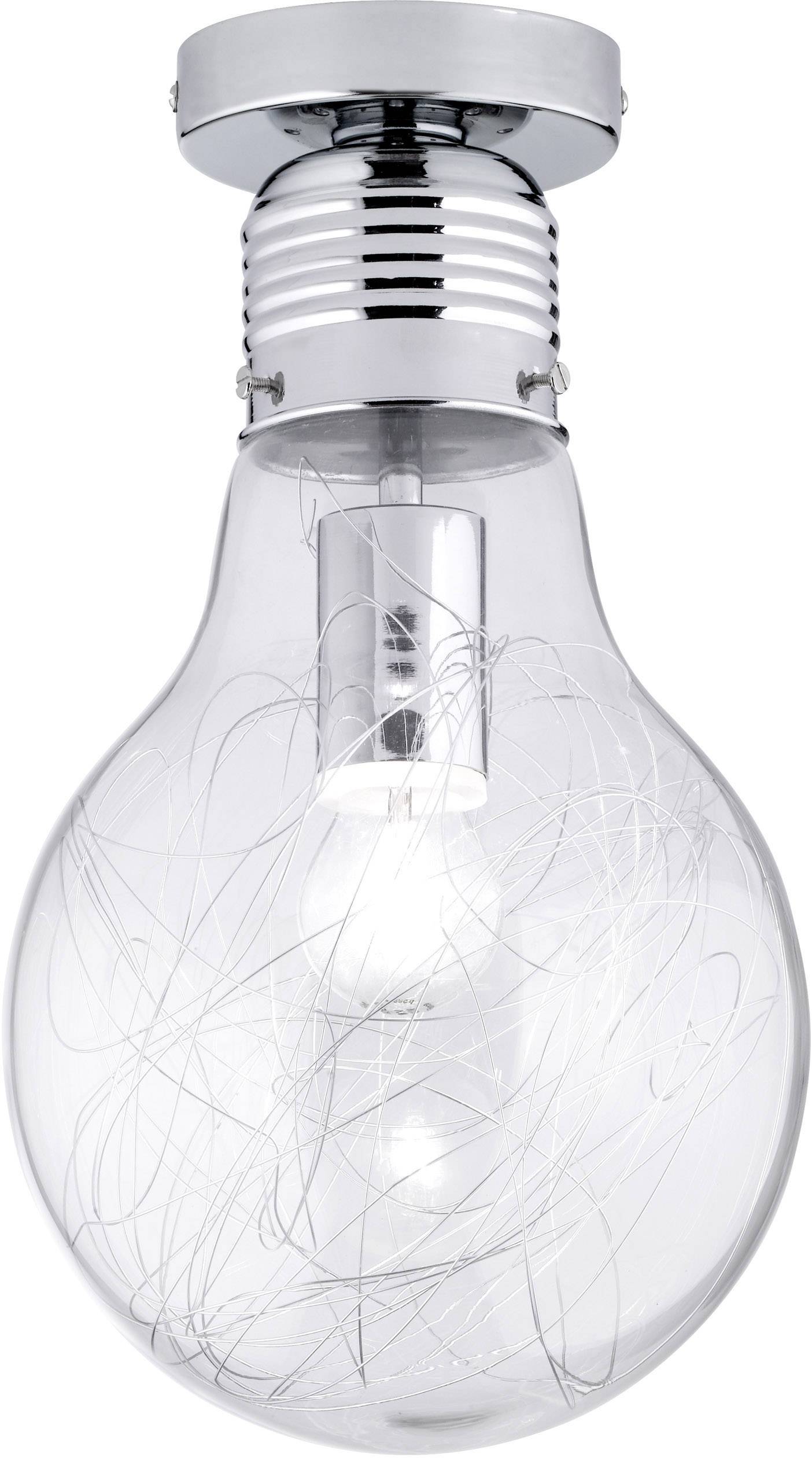 ACTION 900301010200 Futura Plafonnier LED E27 60 W argent
