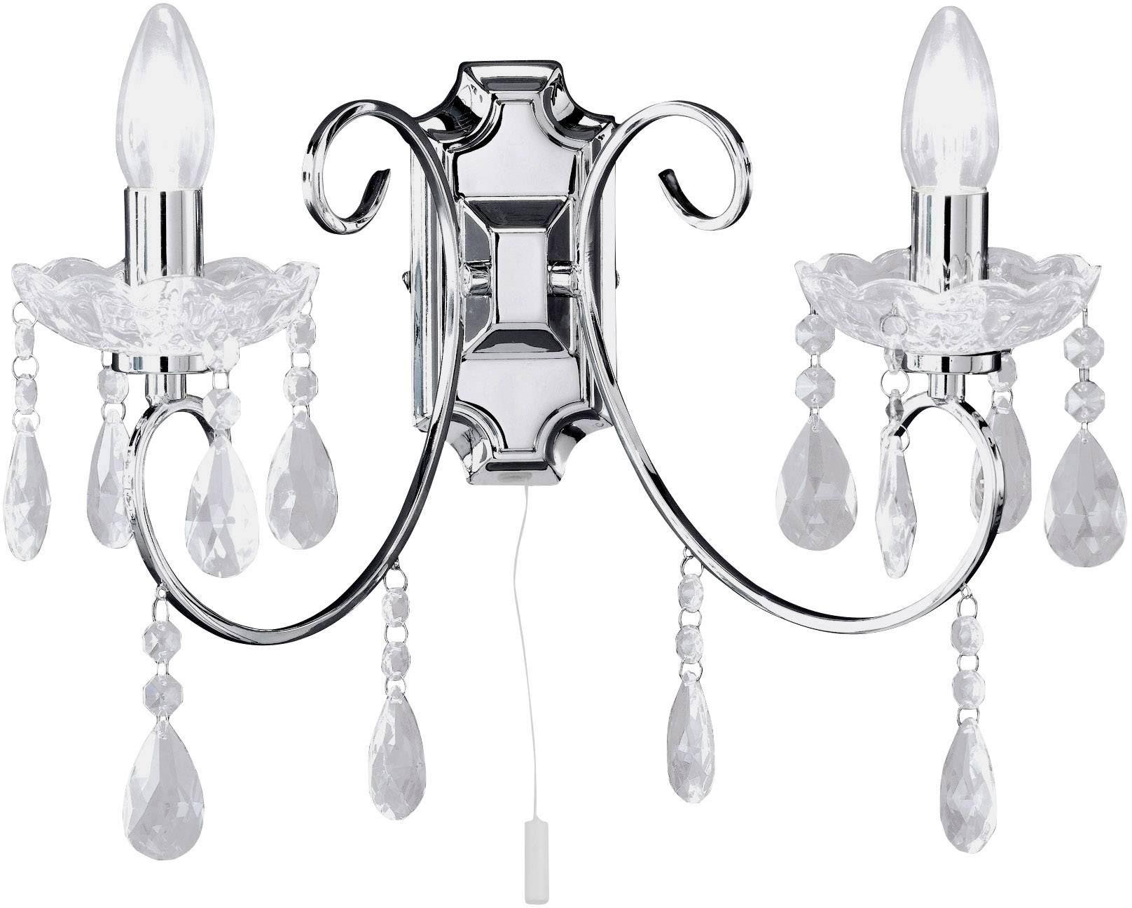 WOFI Arizona 4225.02.01.0000 Applique E14 80 W LED chrome
