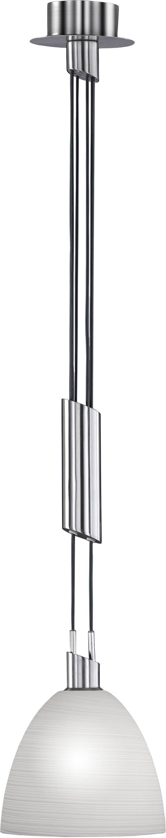 Luminaire à suspendre 1x E14 avec ampoule WOFI Savannah 6722.01.64.0006 nickel (mat) 1 pc(s)