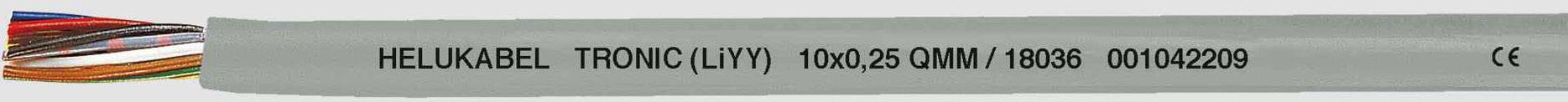 Helukabel 18001 Câble de données LiYY 2 x 0.14 mm² gris 100 m