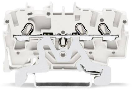 WAGO 2002-1308 Borne de protection à 3 étages 5.20 mm Push-In blanc 100 pc(s)