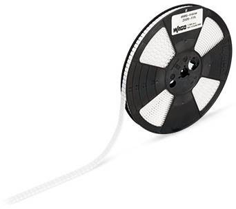 Une bobine noire en plastique avec un ruban blanc enroulé, portant l'inscription 'Würth Elektronik'.