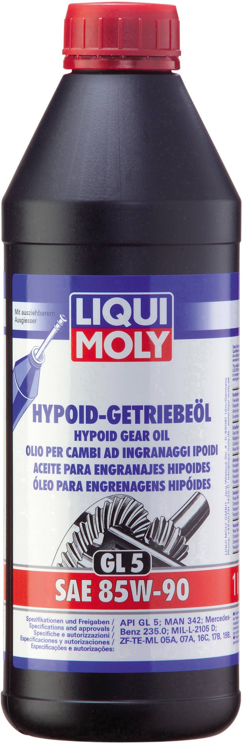 Liqui Moly (GL5) SAE 85W-90 1035 Huile pour engrenage 1 l