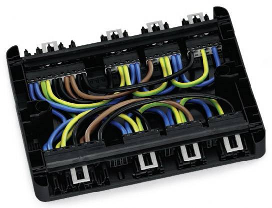 Boîte de répartition série (connecteur réseau) 899 WAGO 899-631/310-000 25 A noir 1 pc(s)