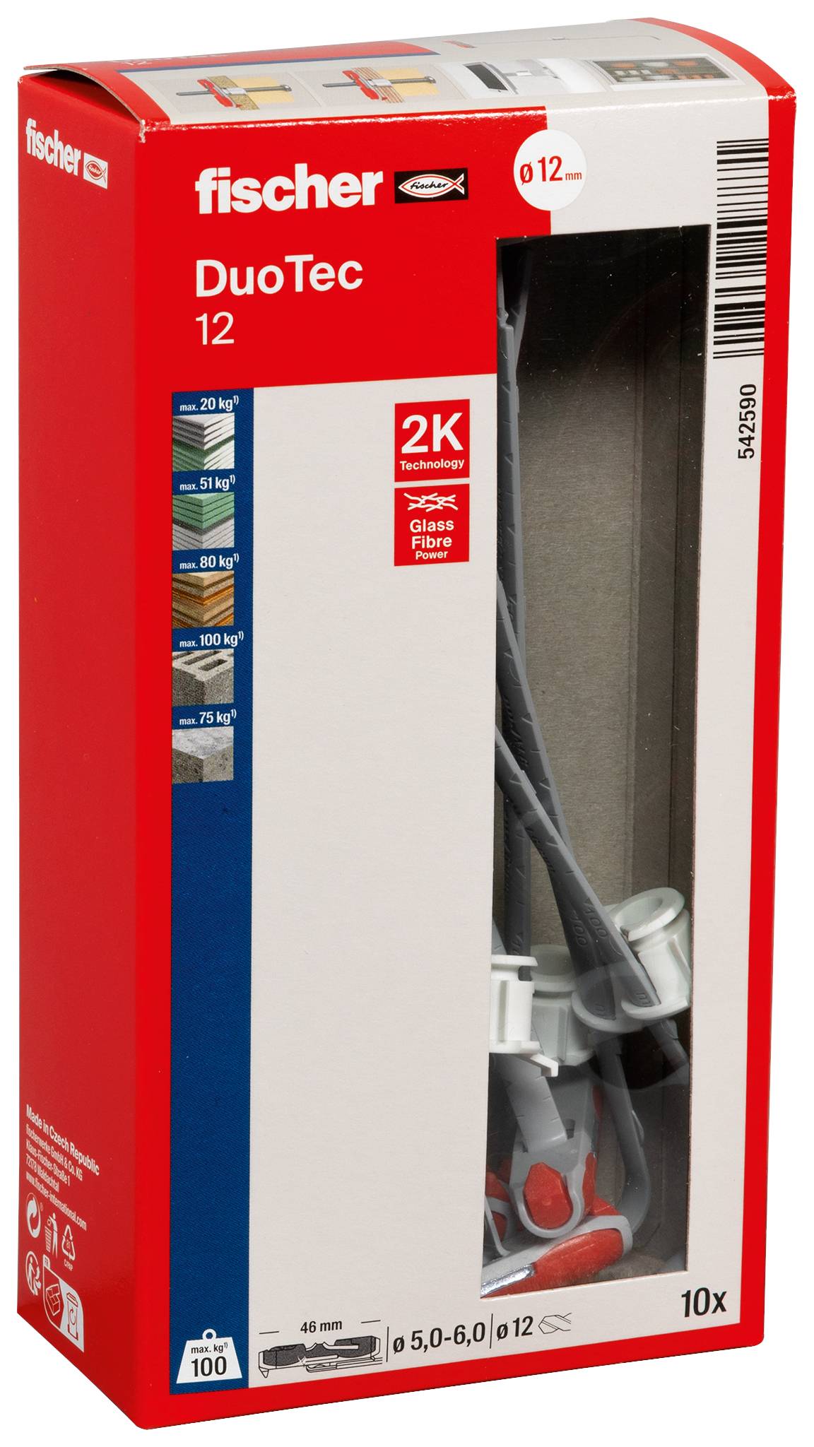 Un outil de mesure ressemblant à un stylo rouge et gris avec un cadran circulaire, étendu pour afficher la longueur sur une poutre en métal droit.