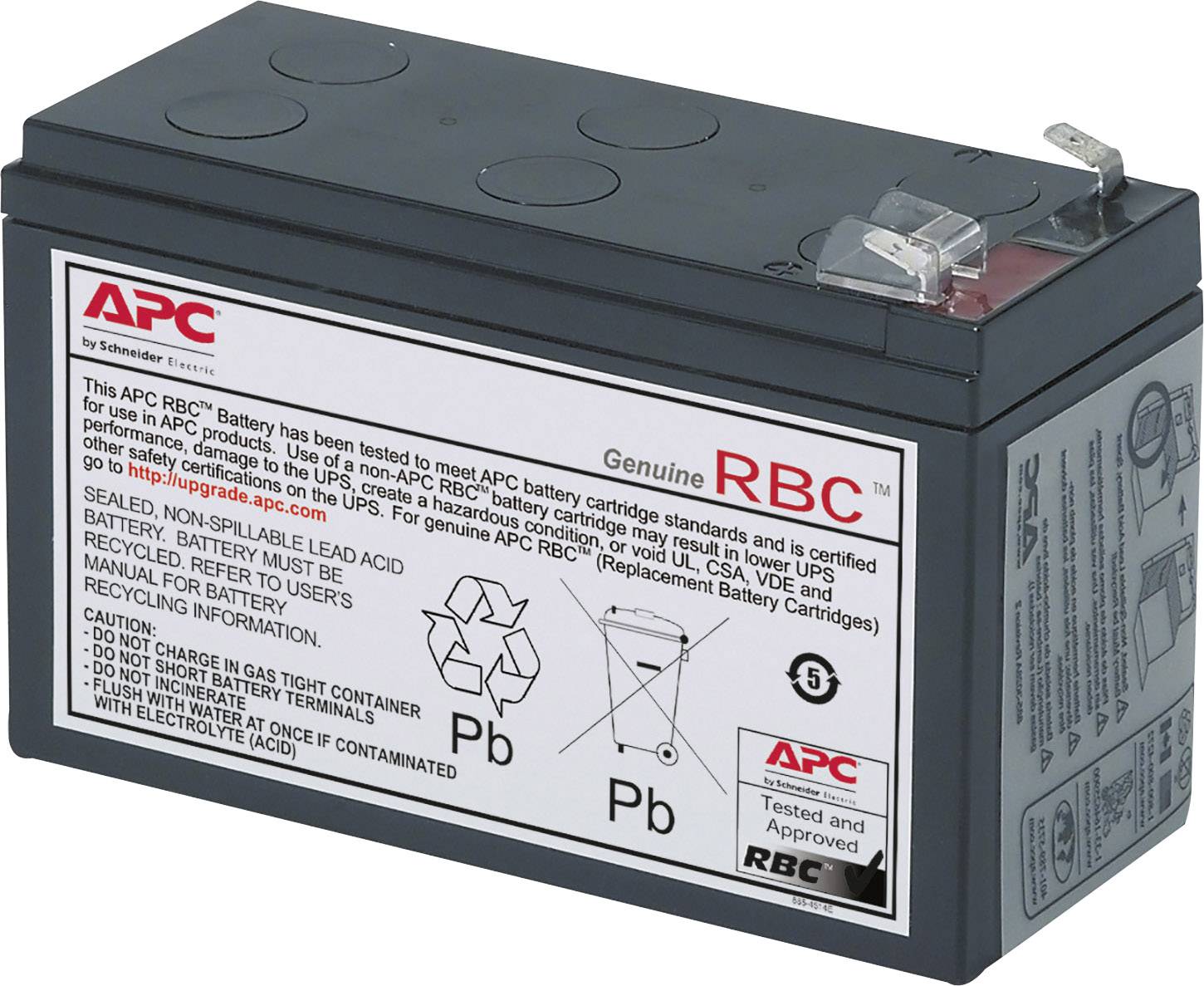 APC Replacement Battery Cartridge 2 Bloc batterie USV 19"