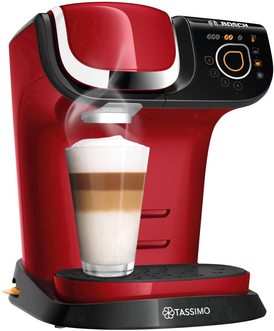 Bosch Haushalt Tassimo MyWay TAS6003 Kapselmaschine Rot, Schwarz