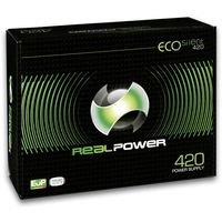 RealPower RP420 Alimentation PC 420 W ATX sans certification RealPower RP420 Alimentation PC 420 W ATX sans certification