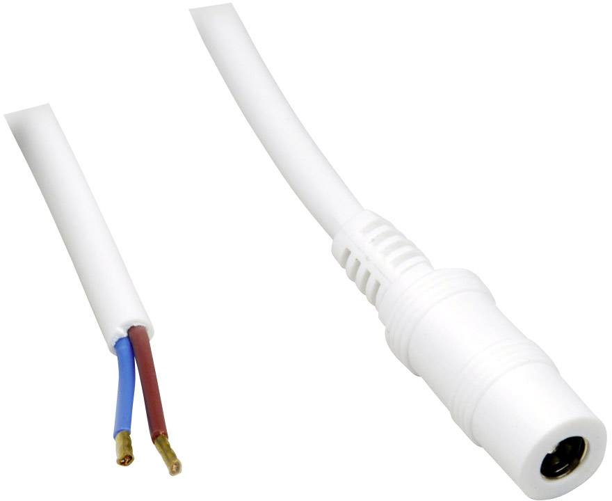 Câble de raccordement basse tension BKL Electronic 075207 DC femelle - extrémité(s) ouverte(s) 5.50 mm 2.50 mm 1.00 m 1 pc(s)