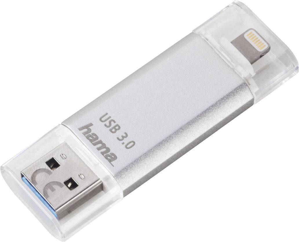 Hama USB-Zusatzspeicher Smartphone/Tablet Save2Data Silber 64 GB USB 3.0