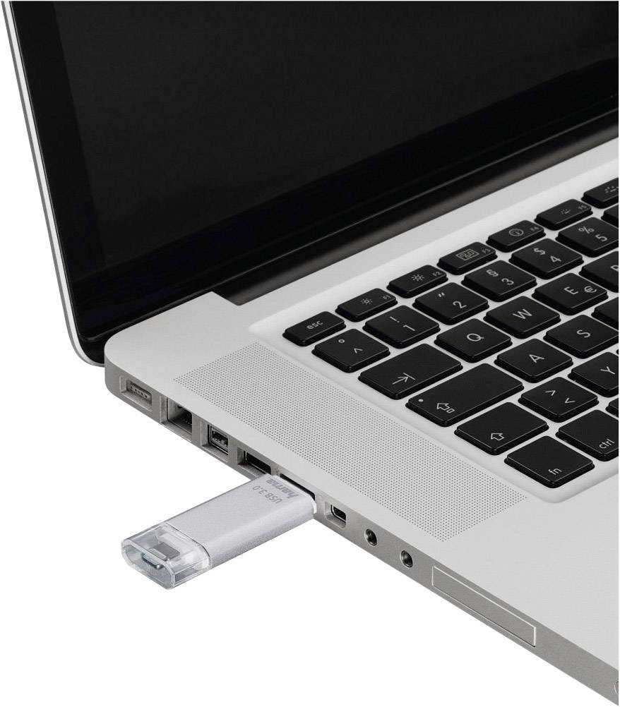 Hama USB-Zusatzspeicher Smartphone/Tablet Save2Data Silber 64 GB USB 3.0