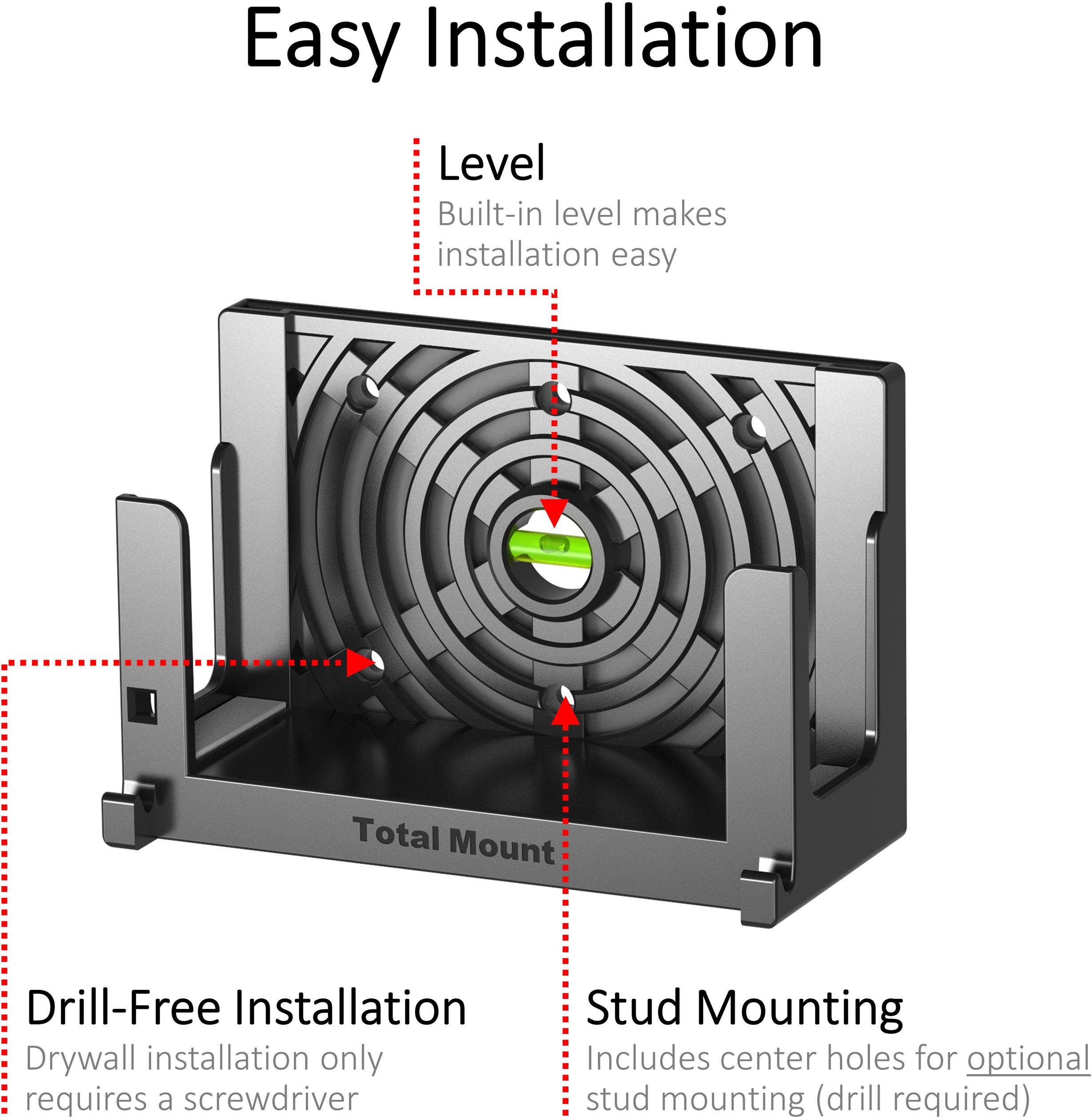 Total Mount Innovelis TotalMount Mounting Frame Support mural Nintendo Switch