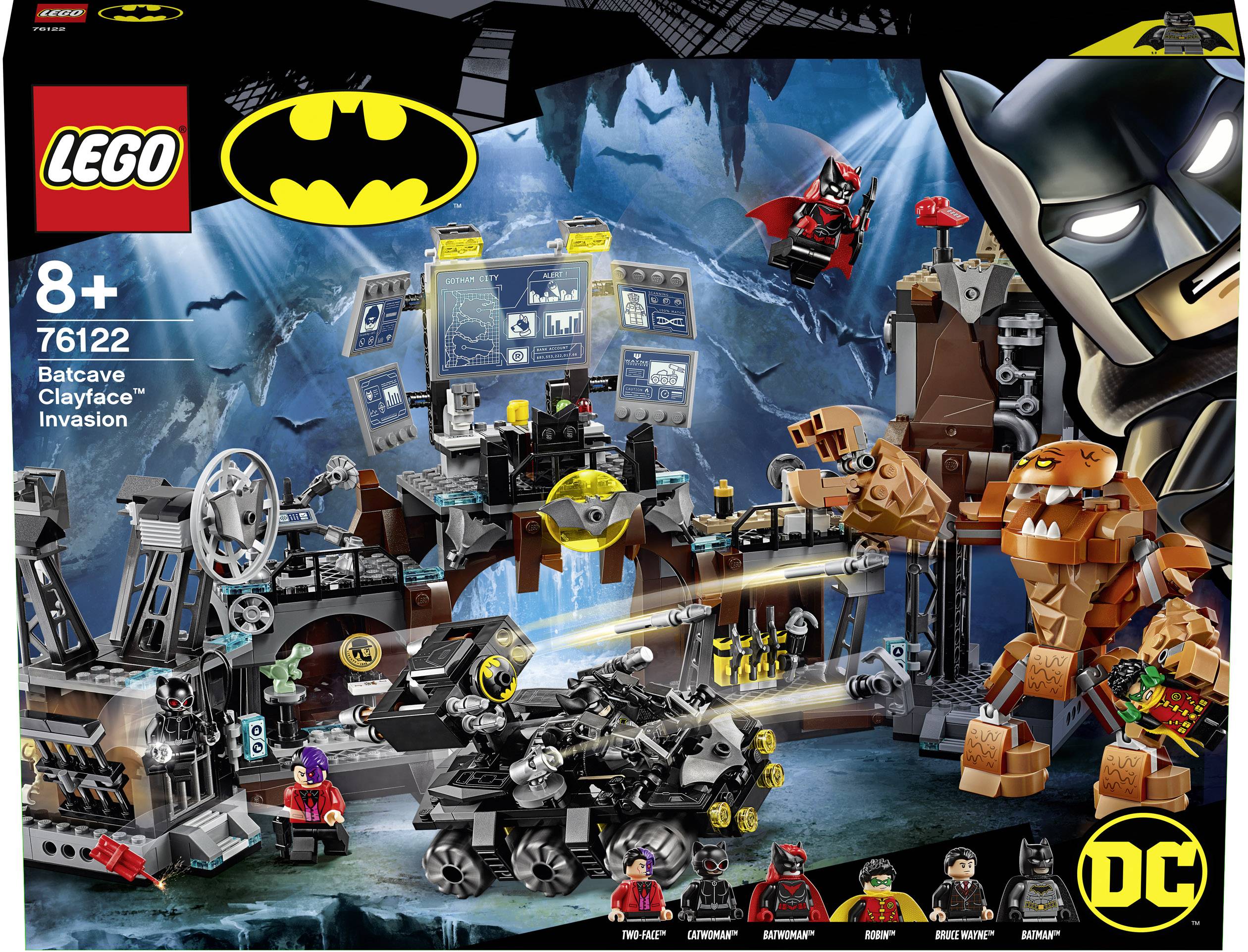 76122 LEGO® DC COMICS SUPER HEROES Clayface™ Invasion in die Bathöhle