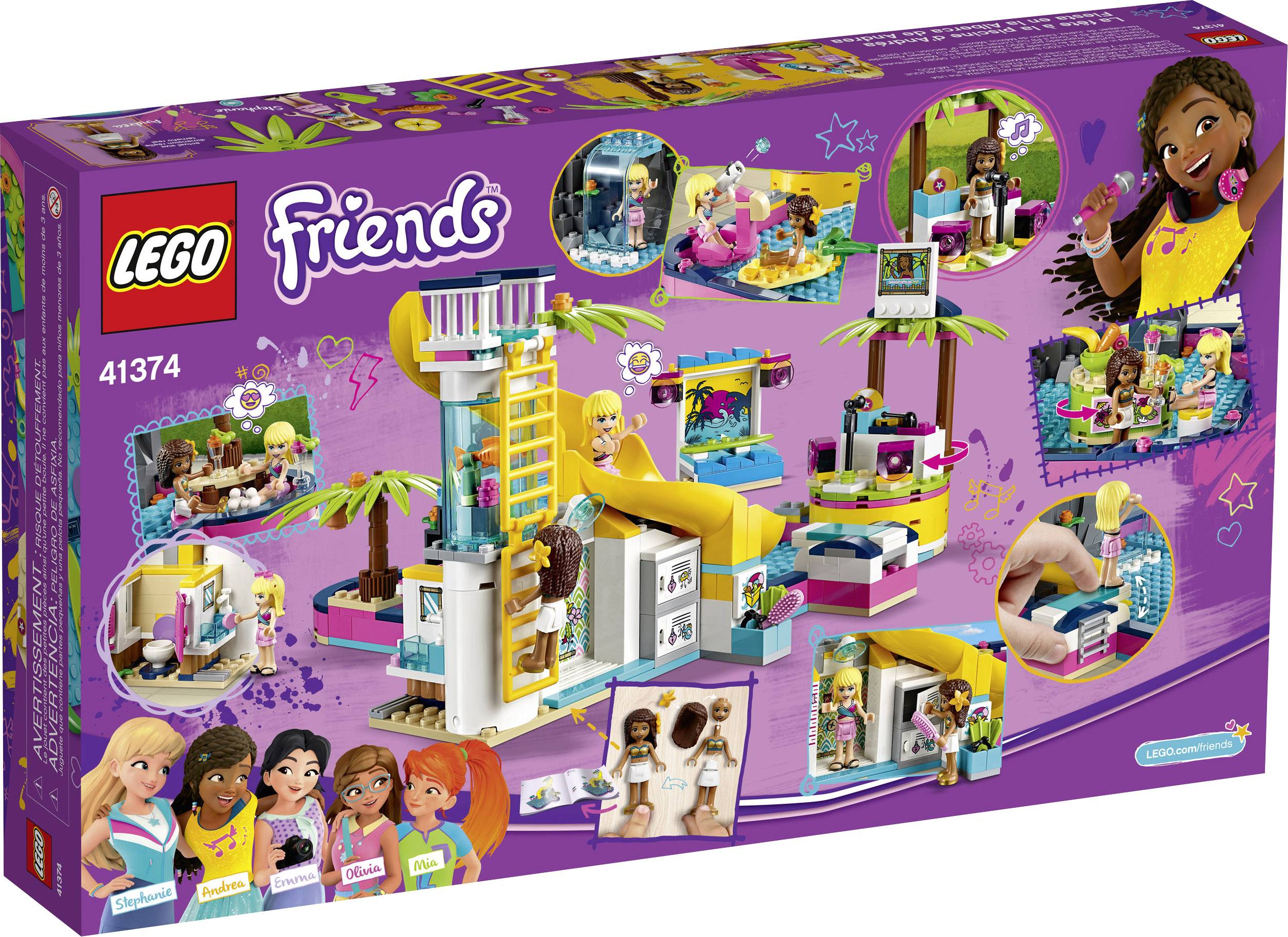 41374 LEGO® FRIENDS Andreas Pool-Party