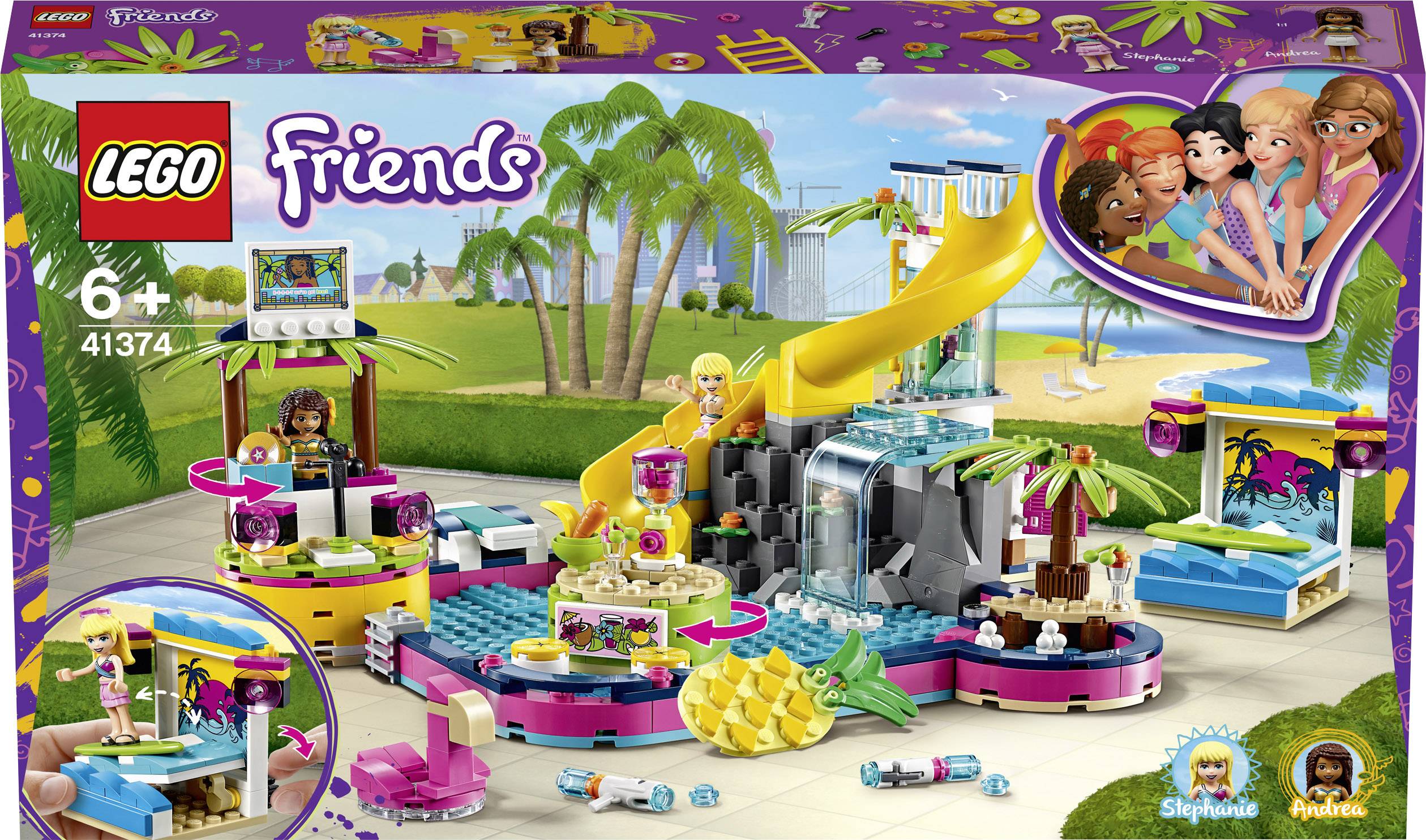 41374 LEGO® FRIENDS Andreas Pool-Party