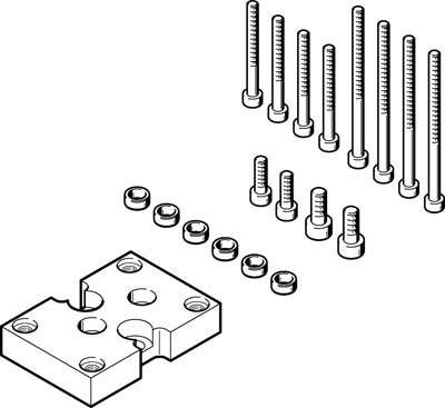 FESTO Kits adaptateurs DHAA-G-G6-16-B8-25 564952 1 pc(s)
