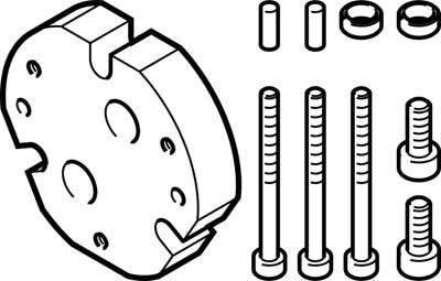 FESTO Kits adaptateurs DHAA-G-Q11-32-B7-40 2077253 1 pc(s)