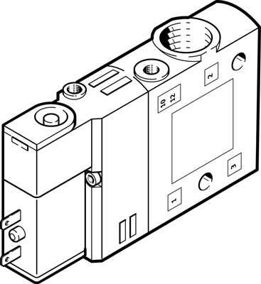 FESTO Soupape à aimant 196929 CPE14-M1BH-3GL-1/8 G 1/8 Largeur nominale (détails) 6 mm 1 pc(s)