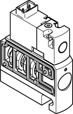 FESTO CPVSC1-M4H-M-T-Q3 547342 Soupape à aimant 5/2 monostable 1 pc(s)