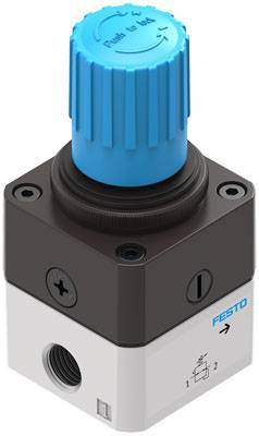 FESTO Régulateur de pression de précision 159502 LRP-1/4-10 G 1/4 Matériau du boîtier aluminium Matériau isolant NBR 1 pc(s)