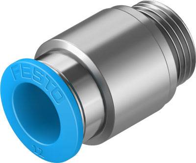 FESTO Raccord fileté enfichable 186114 QS-G3/8-12-I Filetage extérieur: G3/8" 1 pc(s)
