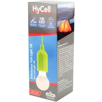 HyCell 1600-0175 Pull-Light PL LED Lampe de camping 25 lm à pile(s) 50 g vert HyCell 1600-0175 Pull-Light PL LED Lampe de camping 25 lm à pile(s) 50 g vert