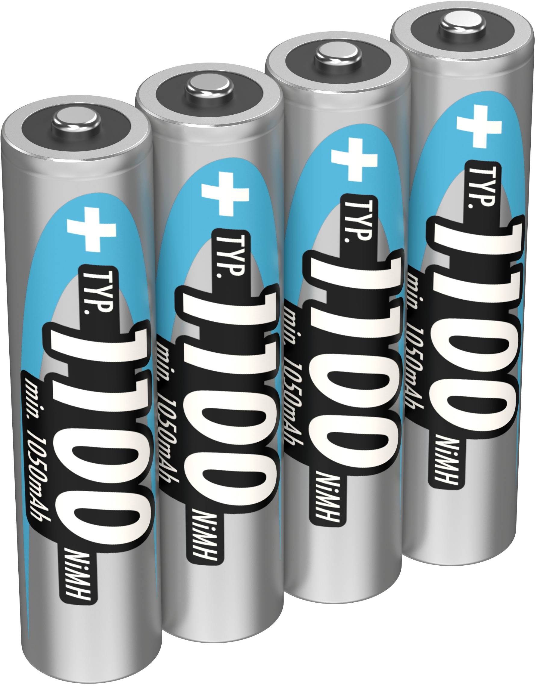 Ansmann HR03 Pile rechargeable LR3 (AAA) NiMH 1050 mAh 1.2 V 4 pc(s)