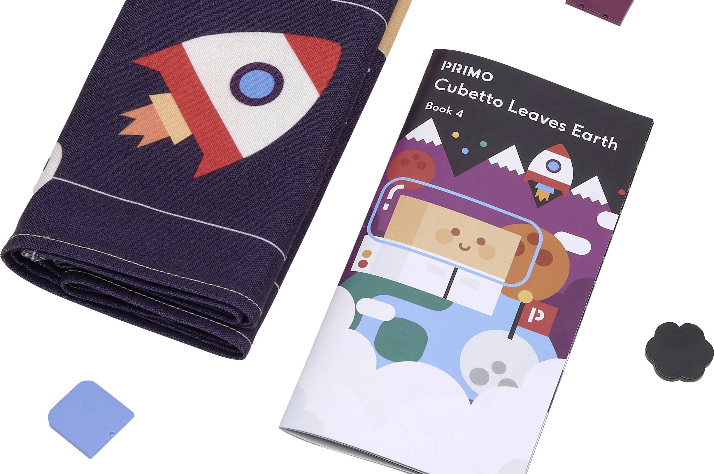 Primo Toys PRIMO008A-DE Pack d'initiation à la programmation Cubetto MINT 'L'espace' Jeu d'extension à partir de 3 ans