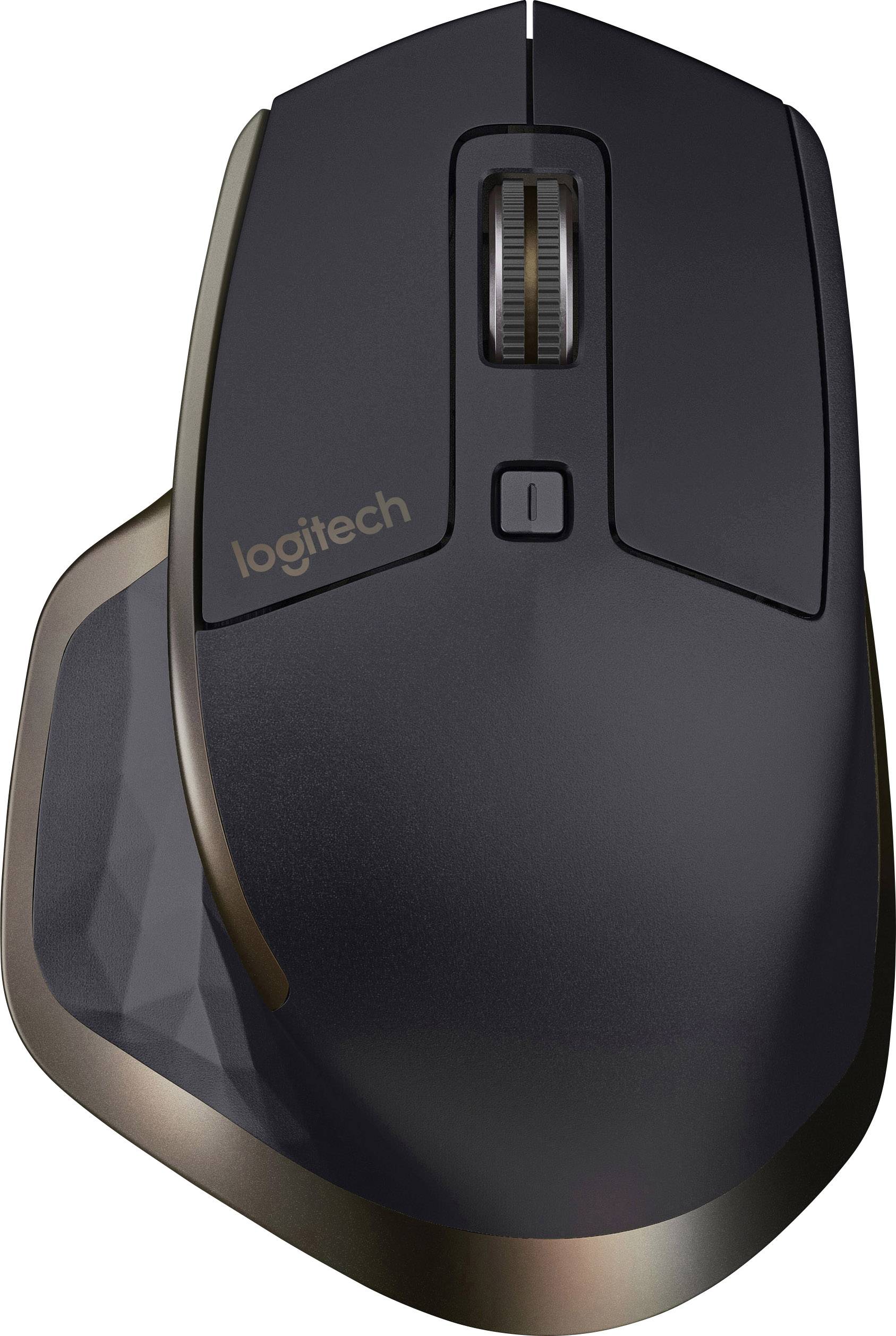 Logitech MX Master for Business Souris ergonomique sans fil Bluetooth, radio laser noir 5 Boutons 1000 dpi