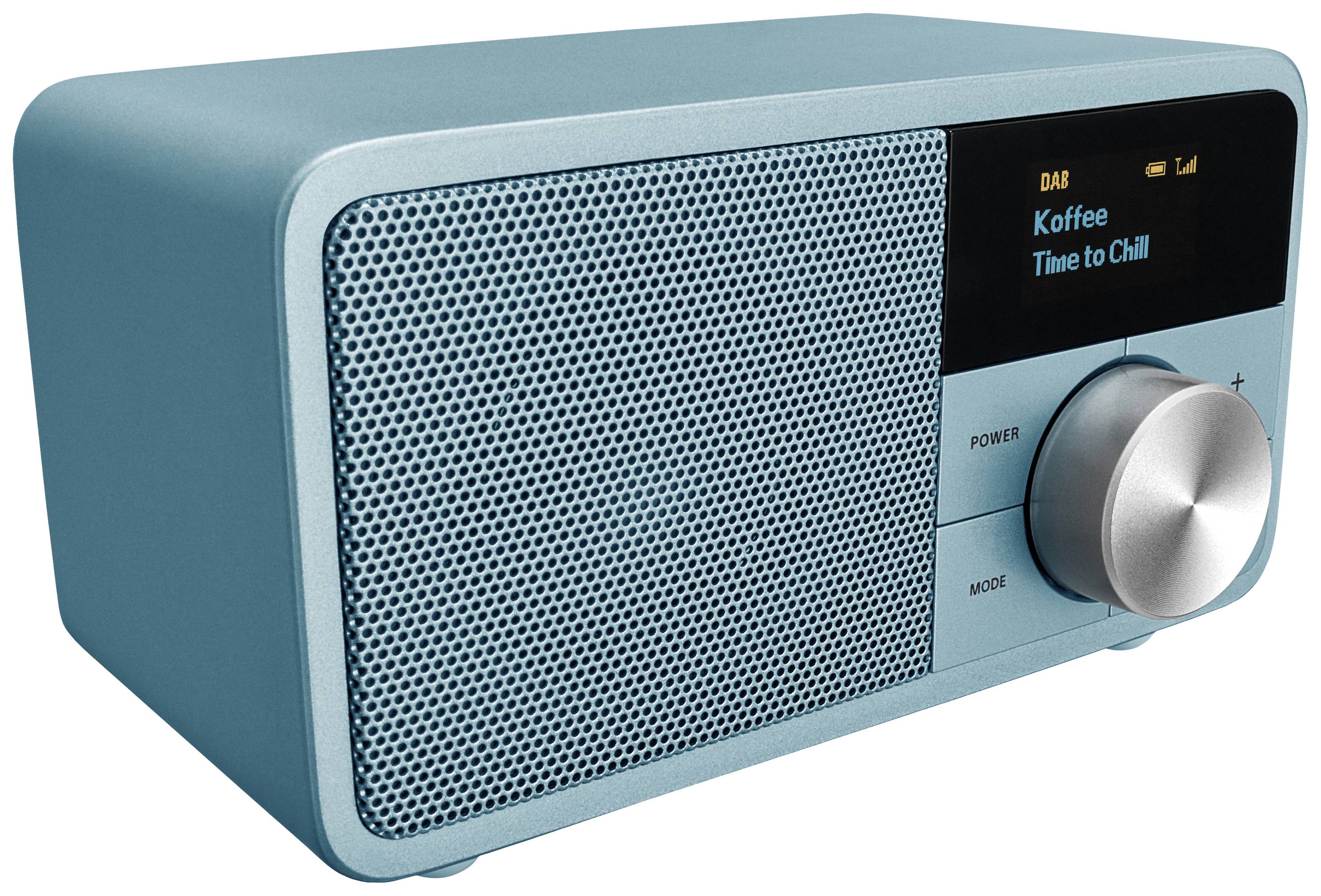 Sangean Genuine Mini DDR-7 Radio de table DAB+, FM AUX, Bluetooth turquoise
