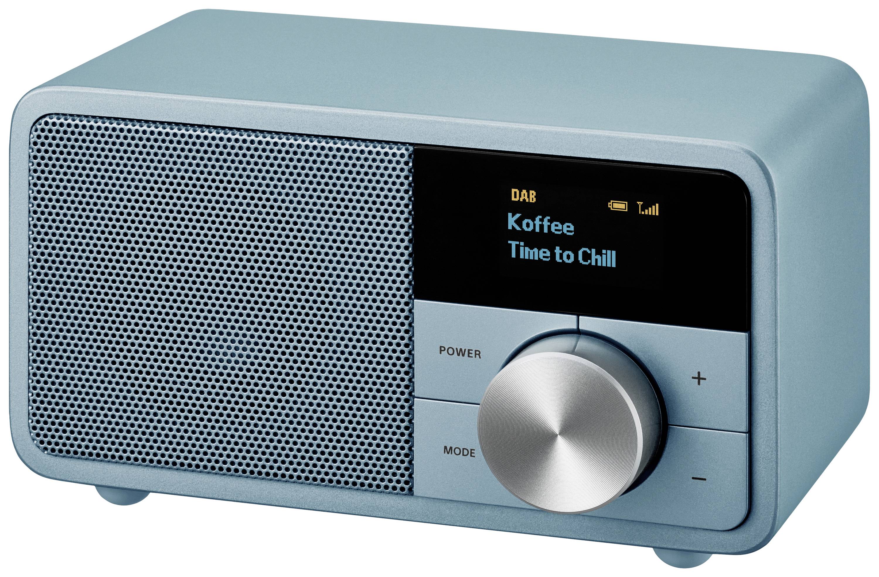 Sangean Genuine Mini DDR-7 Radio de table DAB+, FM AUX, Bluetooth turquoise