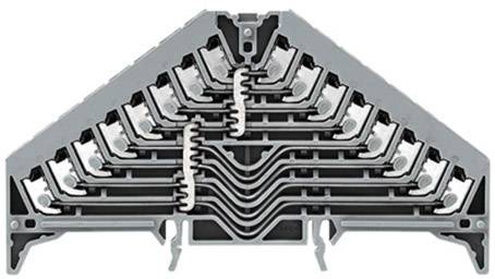 Weidmüller 1173870000 Distributeur de potentiel 9.20 mm Push-In gris 20 pc(s)