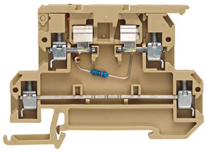 Weidmüller 8215900000 Bloc de jonction-fusibles de traversée 8 mm raccord à vis beige 25 pc(s)