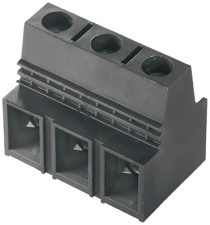 Bornier à vis Weidmüller LX 15.00/09/90 4.5SN BK BX 2283750000 25 mm² Nombre de pôles 9 noir 10 pc(s)