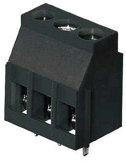 Bornier à vis Weidmüller LL 5.08/03/90 3.2SN BK BX 1067570000 4 mm² Nombre de pôles 3 noir 100 pc(s)