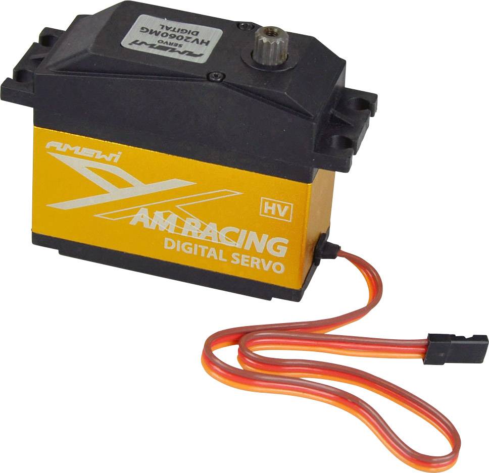 Amewi Servomoteur standard HV2060MG numérique Matériau entraînement: métal Système de connecteur: JR