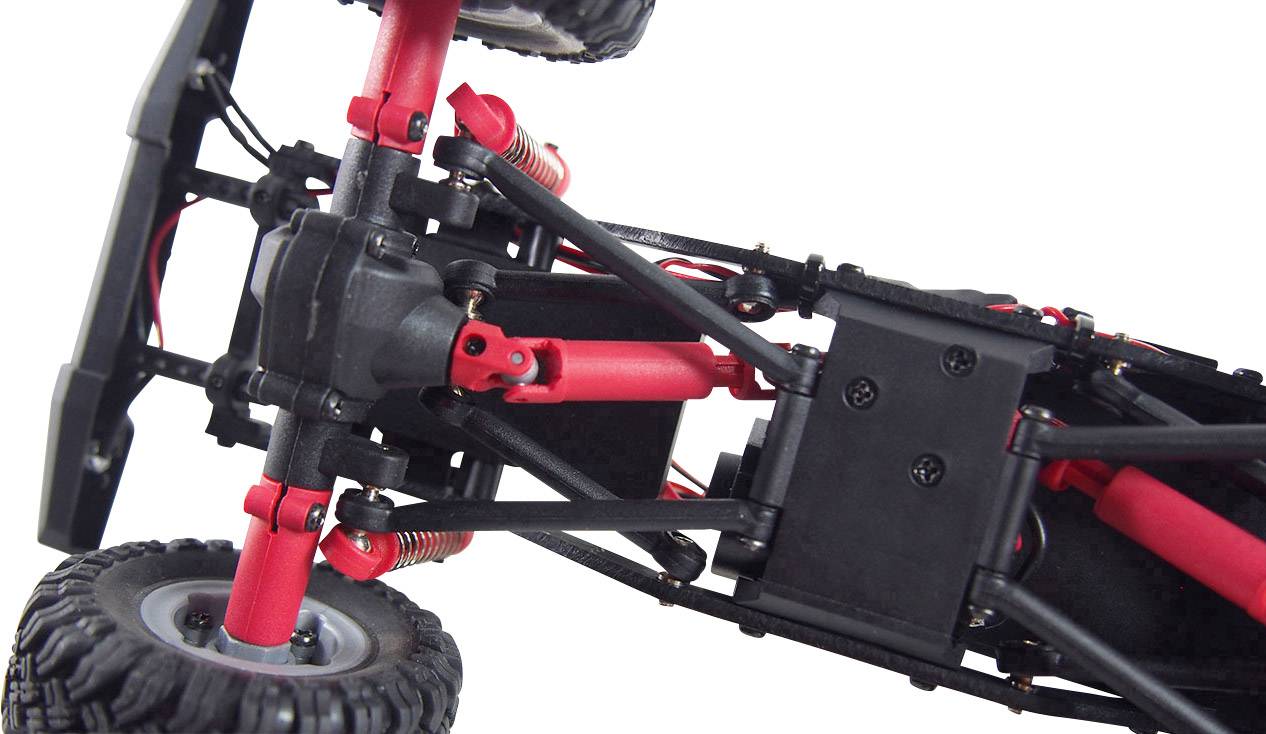 Amewi AMXRock Crawler AM24 brushed 1:24 Auto RC électrique Crawler 4 roues motrices (4WD) prêt à fonctionner (RtR) 2,4 GHz