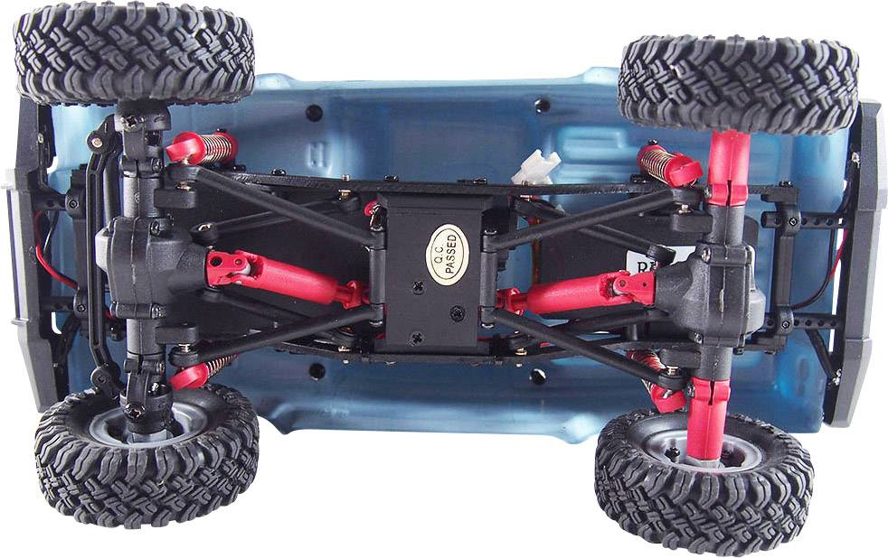 Amewi AMXRock Crawler AM24 brushed 1:24 Auto RC électrique Crawler 4 roues motrices (4WD) prêt à fonctionner (RtR) 2,4 GHz