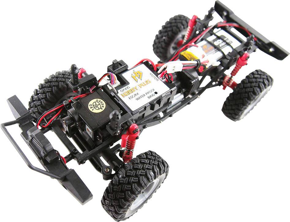 Amewi AMXRock Crawler AM24 brushed 1:24 Auto RC électrique Crawler 4 roues motrices (4WD) prêt à fonctionner (RtR) 2,4 GHz