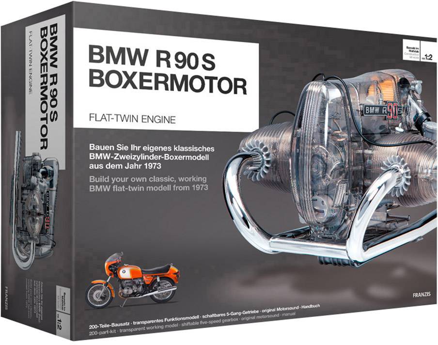Kit à assembler Franzis Verlag BMW R 90 S Boxermotor à partir de 14 ans