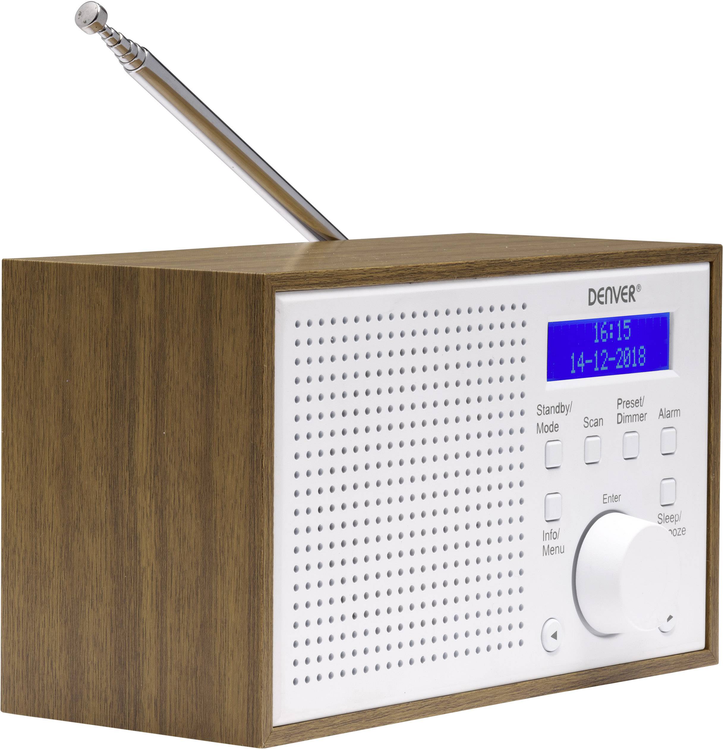 Denver DAB-46 Radio de table DAB+, FM blanc