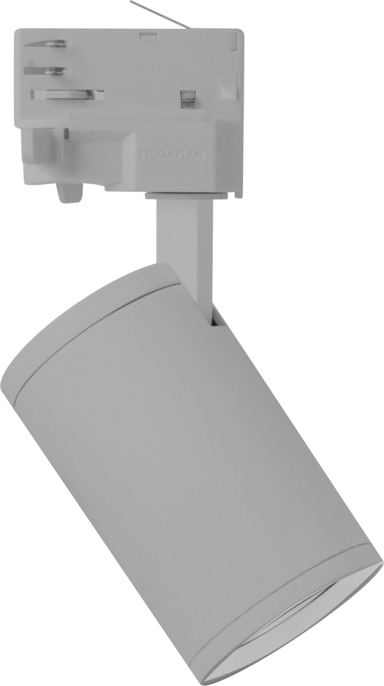 Megaman Luminaire sur rail haute tension triphasé GU10 8 W LED argent