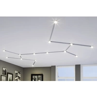 Paulmann URail 97765 Elément pour système d'éclairage sur rail haute tension Alimentation médiane chrome (mat) Paulmann URail 97765 Elément pour système d'éclairage sur rail haute tension Alimentation médiane chrome (mat)