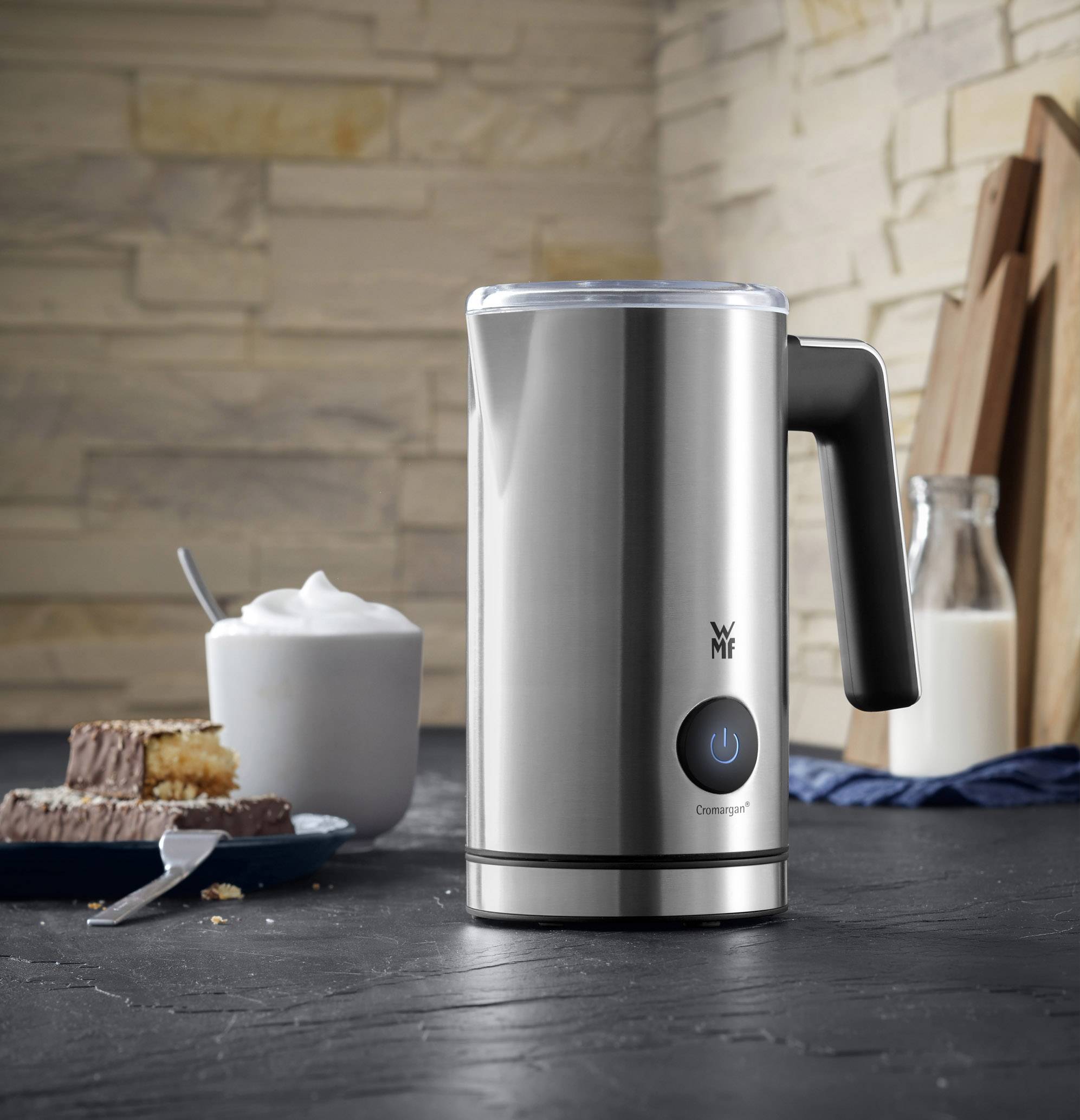 WMF Stelio 0413220011 Mousseur à lait Cromargan 500 W